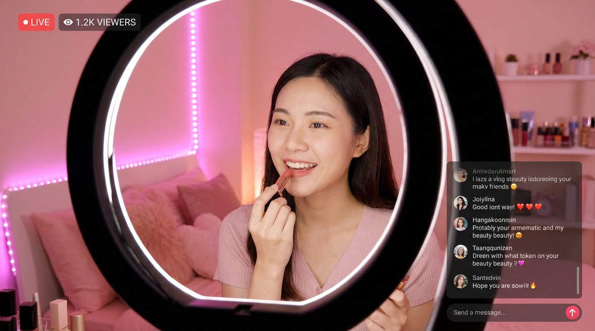 看片美妆vlog视频